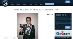 Desktop Screenshot of nzclaytarget.org.nz