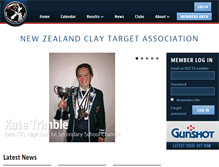 Tablet Screenshot of nzclaytarget.org.nz